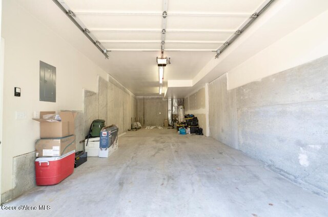 2015 N 13th St, Coeur Dalene, ID 83814 - garage with electric panel and a garage door opener