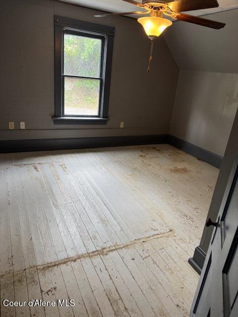 346S S 4th St, Saint Maries, ID 83861 - bonus room with hardwood / wood-style flooring and a ceiling fan