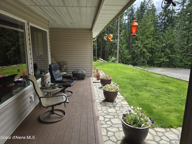 12671 E Trout Pond Rd, Athol, ID 83801 - view of patio / terrace