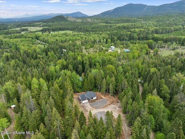 12671 E Trout Pond Rd, Athol, ID 83801 - drone / aerial view of mountains