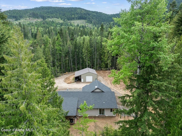 12671 E Trout Pond Rd, Athol, ID 83801 - view of subject property with a heavily wooded area