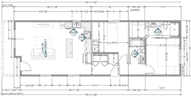 349 Jasper Loop, Ponderay, ID 83852 - view of property floor plan
