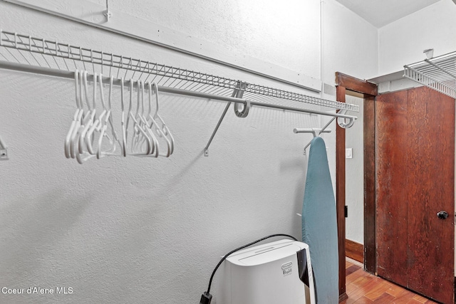 105 E Miller Ave, Coeur Dalene, ID 83814 - spacious closet with wood finished floors