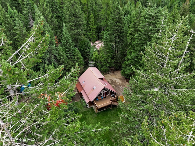 30553 N Stampede Rd, Athol, ID 83801 - view from above of property with a forest