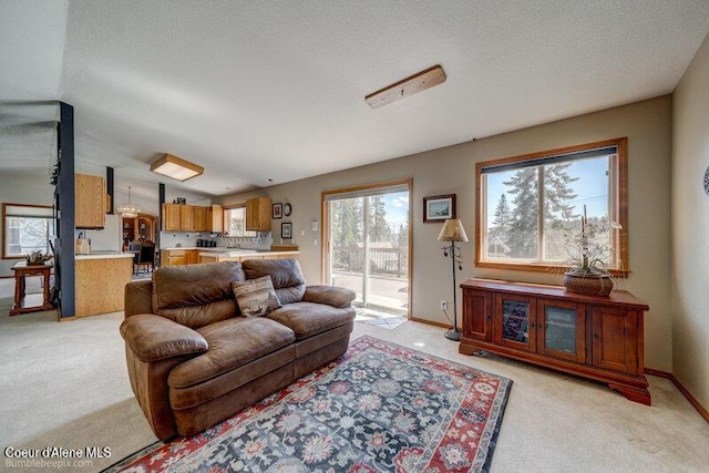 9218 W Rockford Bay Rd, Coeur Dalene, ID 83814 - living room with light carpet