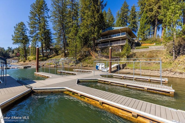 9218 W Rockford Bay Rd, Coeur Dalene, ID 83814 - dock area featuring a water view