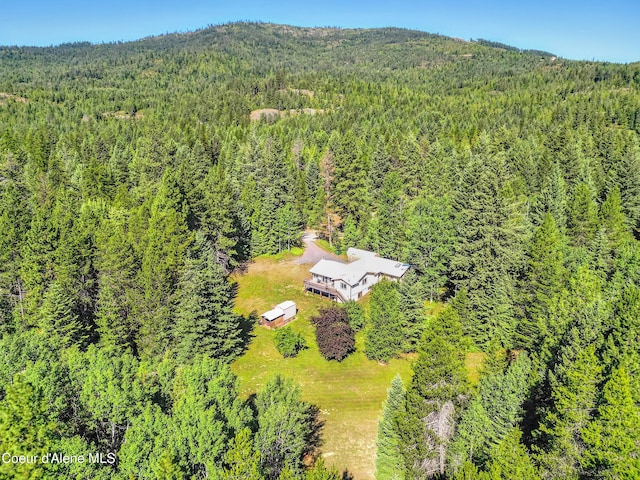 1655 Gun Club Rd, Sagle, ID 83860 - view from above of property with a forest