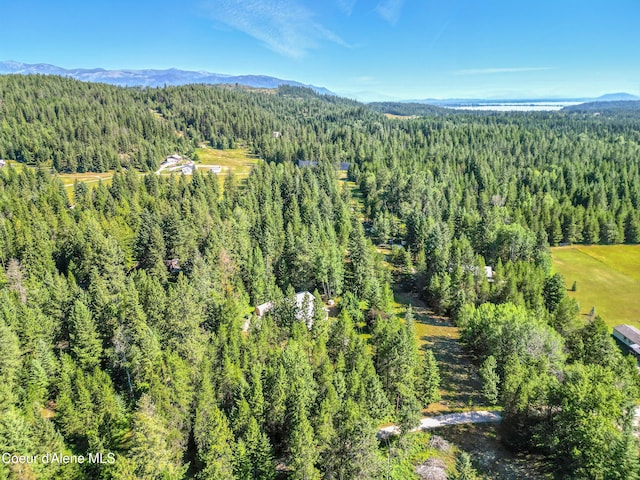 1655 Gun Club Rd, Sagle, ID 83860 - bird's eye view of a forest and a mountain backdrop