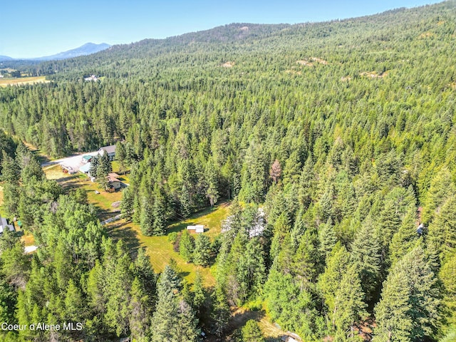 1655 Gun Club Rd, Sagle, ID 83860 - bird's eye view of a heavily wooded area and mountains