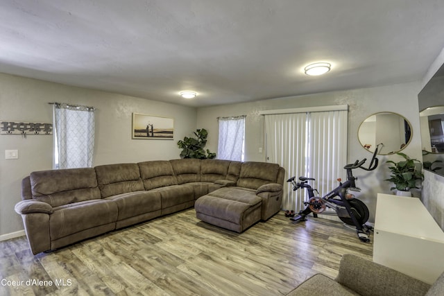 517 N Stephen St, Clark Fork, ID 83811 - living room with wood finished floors and baseboards