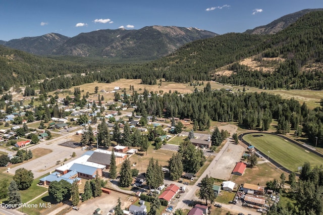 517 N Stephen St, Clark Fork, ID 83811 - view of property location with a forest and mountains