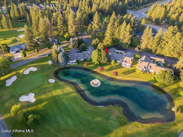 4922 W Village Blvd # 5, Rathdrum, ID 83858 - aerial overview of property's location with a local golf course and nearby suburban area