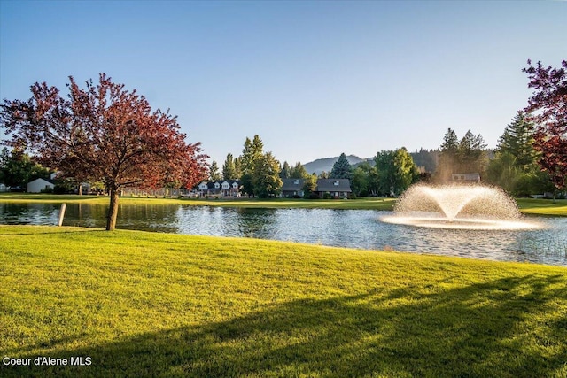 4922 W Village Blvd # 5, Rathdrum, ID 83858 - water view featuring a mountain backdrop