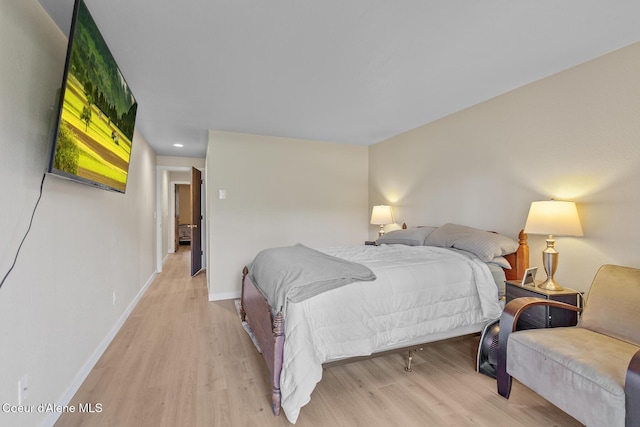 5299 W Green Ct # 23, Rathdrum, ID 83858 - bedroom with light wood-style flooring and recessed lighting