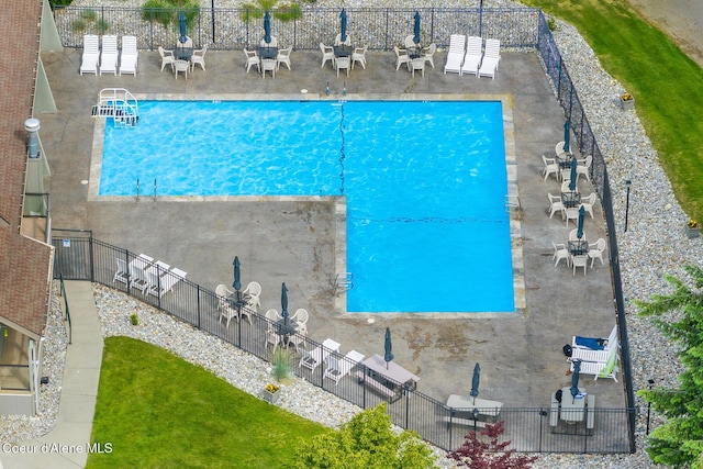 5299 W Green Ct # 23, Rathdrum, ID 83858 - bird's eye view of a pool