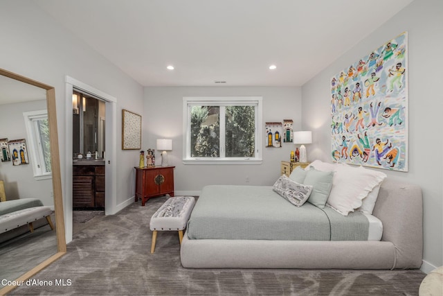 1758 W Bellerive Ln, Coeur Dalene, ID 83814 - carpeted bedroom with recessed lighting
