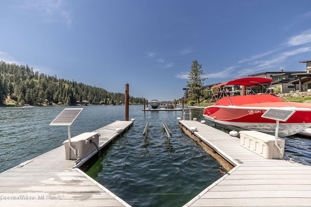 1758 W Bellerive Ln, Coeur Dalene, ID 83814 - dock featuring a water view
