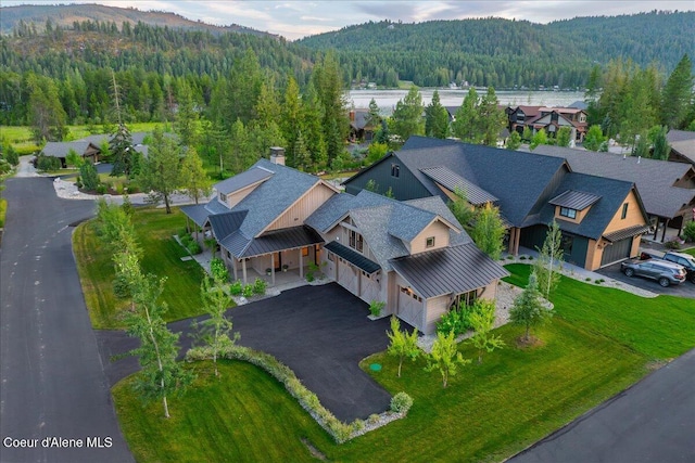 428 W Beach Ct, Dover, ID 83825 - aerial perspective of suburban area with a forest