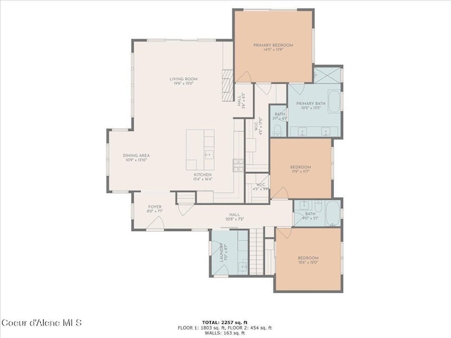 428 W Beach Ct, Dover, ID 83825 - view of room layout