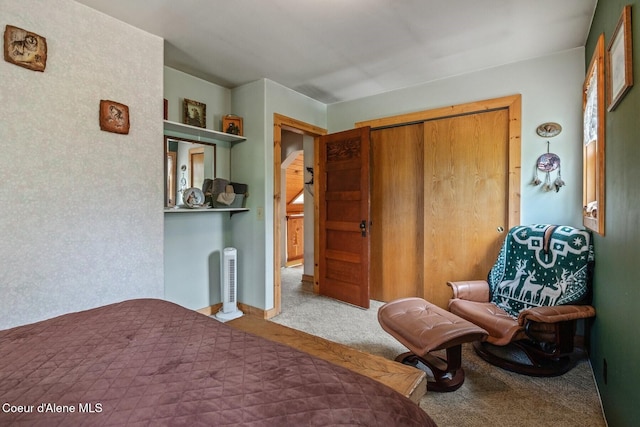 854 Two Tail Rd, Bonners Ferry, ID 83805 - bedroom with carpet flooring and a closet