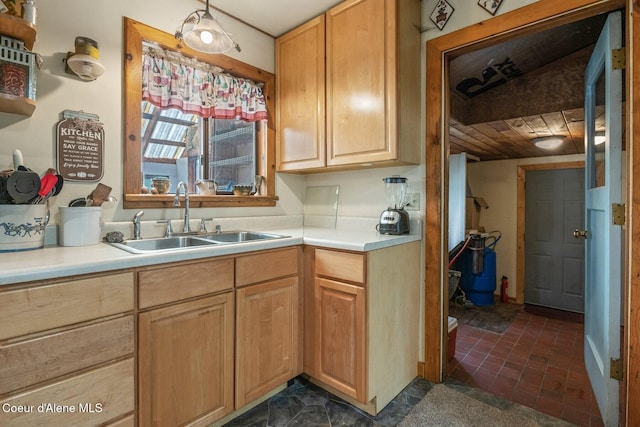 854 Two Tail Rd, Bonners Ferry, ID 83805 - kitchen with light countertops and light brown cabinetry