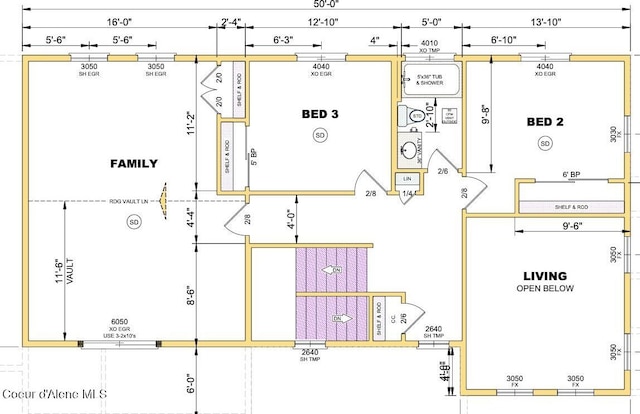 1373 N Gabrio Ct, Post Falls, ID 83854 - view of property floor plan