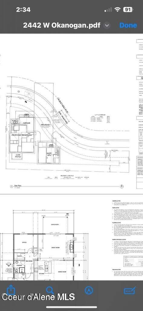 2442 W Okanogan Ave, Post Falls, ID 83854 - parcel map