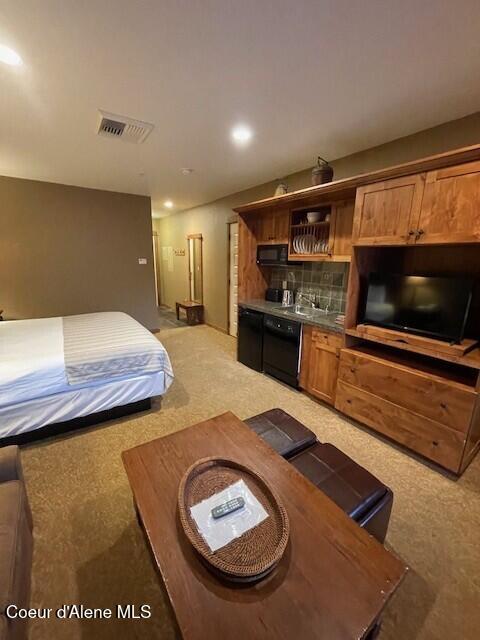 150 Morning Star Dr Unit 379, Kellogg, ID 83837 - bedroom with recessed lighting and light carpet