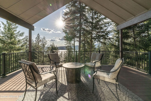 16749 W Cade Rd, Hauser, ID 83854 - view of patio