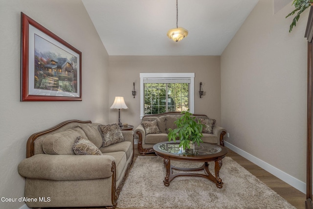 16749 W Cade Rd, Hauser, ID 83854 - living room featuring wood finished floors and baseboards