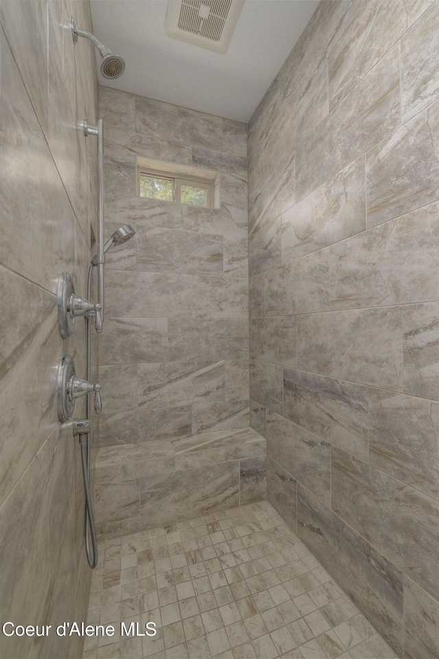 16749 W Cade Rd, Hauser, ID 83854 - bathroom with tiled shower