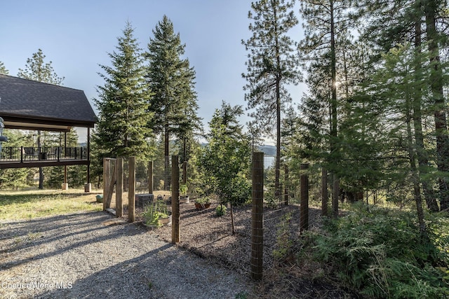 16749 W Cade Rd, Hauser, ID 83854 - view of yard with a deck