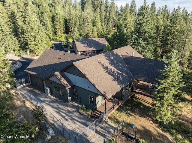 16749 W Cade Rd, Hauser, ID 83854 - view of subject property with a forest