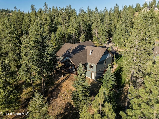 16749 W Cade Rd, Hauser, ID 83854 - view from above of property featuring a forest