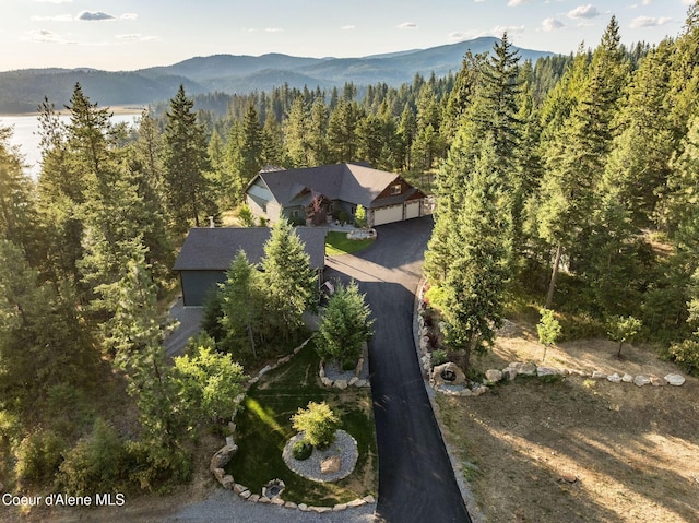 16749 W Cade Rd, Hauser, ID 83854 - aerial view of property and surrounding area featuring a forest