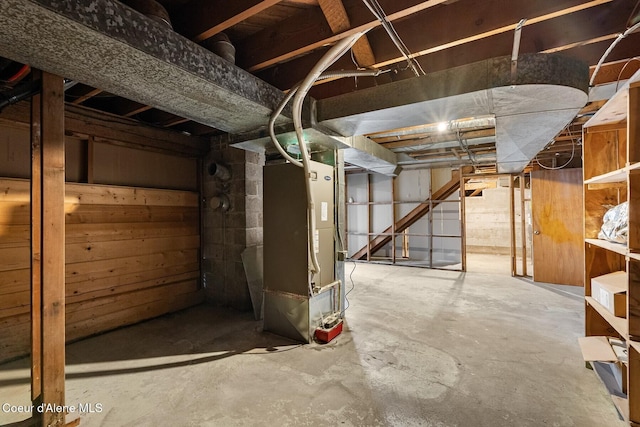 170 10th St, Priest River, ID 83856 - unfinished below grade area featuring heating unit