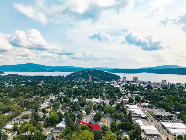 912 N 5th St, Coeur Dalene, ID 83814 - bird's eye view of a water and mountain view