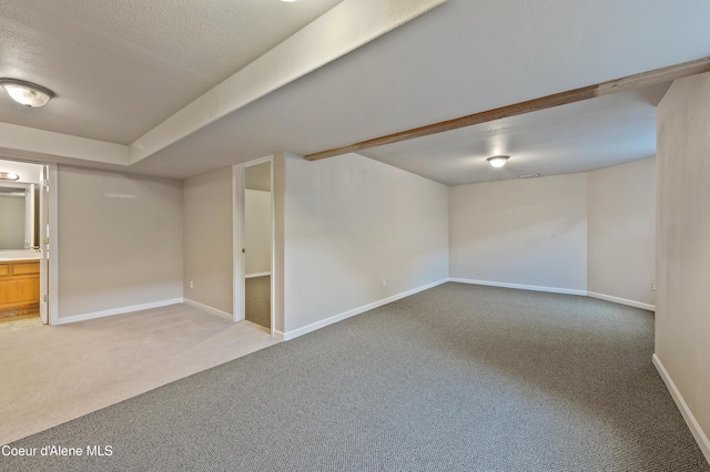 3749 N Miners Loop, Coeur Dalene, ID 83815 - finished basement featuring carpet floors and a textured ceiling