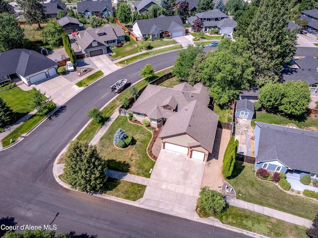 3749 N Miners Loop, Coeur Dalene, ID 83815 - aerial overview of property's location featuring nearby suburban area