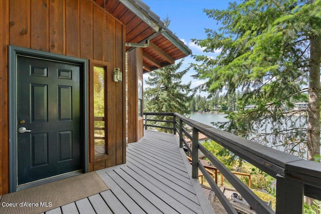 400 S Ohana Beach Dr, Coeur Dalene, ID 83814 - entrance to property featuring board and batten siding and a water view