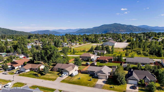 208 Brittany Loop, Sandpoint, ID 83864 - aerial view of residential area with a mountainous background