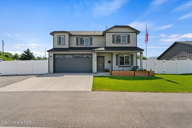 838 W Jenicek Loop, Post Falls, ID 83854 - traditional-style home featuring driveway, an attached garage, and roof with shingles