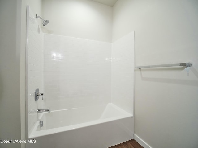953 E Railroad Ave, Post Falls, ID 83854 - full bathroom with shower / tub combination and wood finished floors