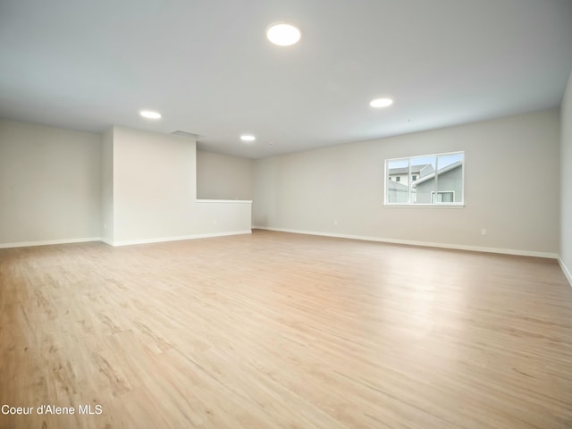 993 E Railroad Ave, Post Falls, ID 83854 - spare room featuring light wood finished floors and recessed lighting