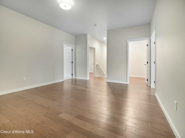 995 E Railroad Ave, Post Falls, ID 83854 - empty room with hardwood / wood-style floors and baseboards