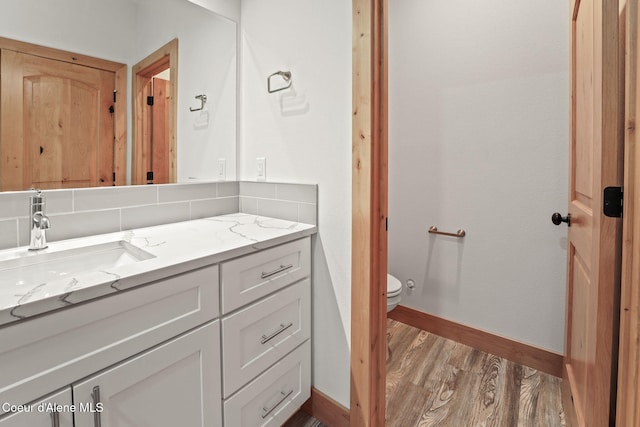 24 Bellflower, Blanchard, ID 83804 - bathroom featuring vanity and wood finished floors