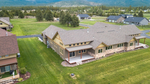 24 Bellflower, Blanchard, ID 83804 - view from above of property with a mountain backdrop