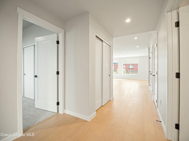1033 E Railroad Ave, Post Falls, ID 83854 - hall featuring light wood finished floors and recessed lighting
