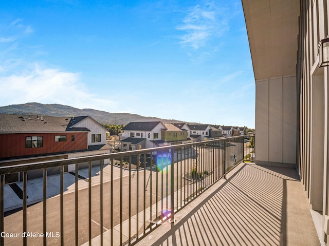 1033 E Railroad Ave, Post Falls, ID 83854 - balcony with a residential view and a mountain view
