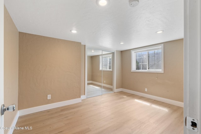 59 W Lincoln Ave, Priest River, ID 83856 - empty room with light wood-type flooring, a smoke detector, and recessed lighting